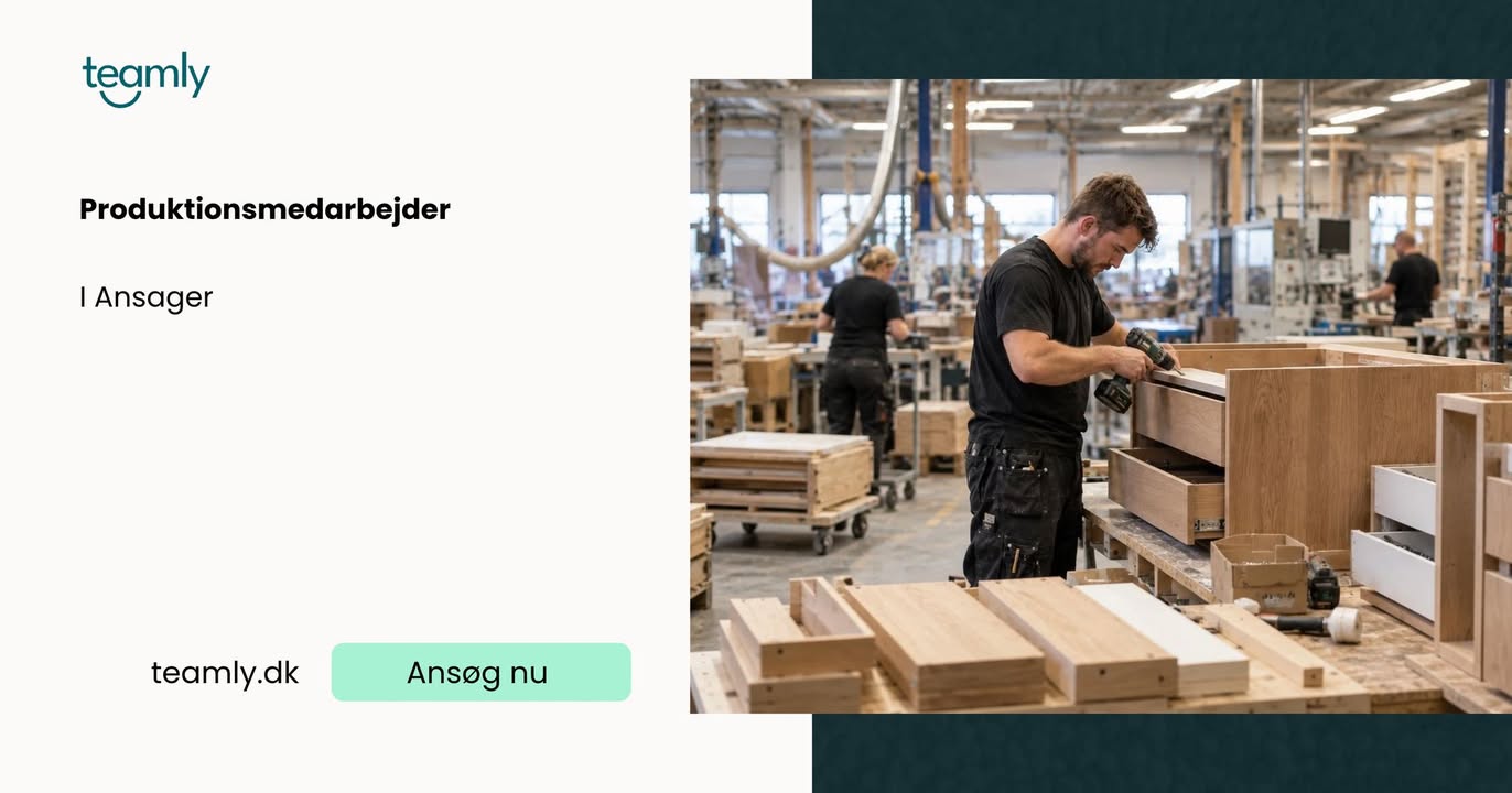 Produktionsmedarbejdere søges til træproduktion i Ansager